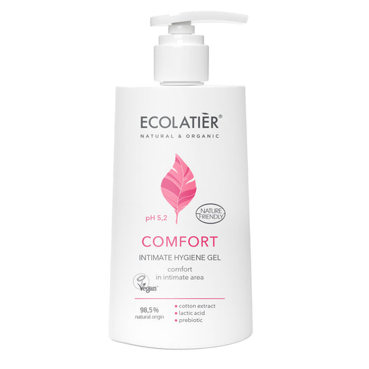 Gel Higiene Íntima Comfort Órganico, de Ecolatier