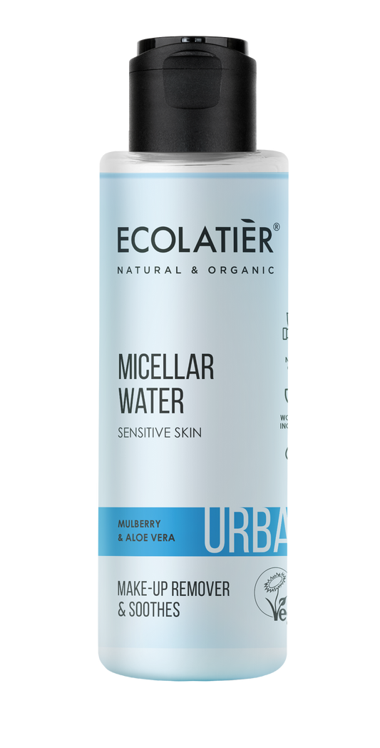 Agua Micelar piel Sensible Morera&Aloe Vera Orgánica, de Ecolatier