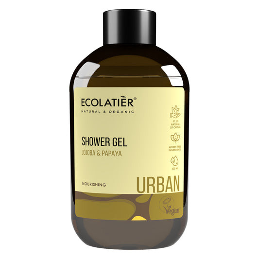 Gel de Ducha Nutritivo Jojoba y Papaya Orgánico, de Ecolatier